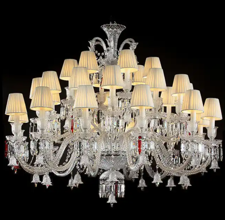 Chandeliers Hallway Light Pendant Home Decorative Czech Crystal Chandelier Modern Luxury Large