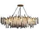 Luxury Crystal Round 600 800 1000mm Long 1200mm Living Room Dinner Room Hotel Chandelier & Pendant Lights