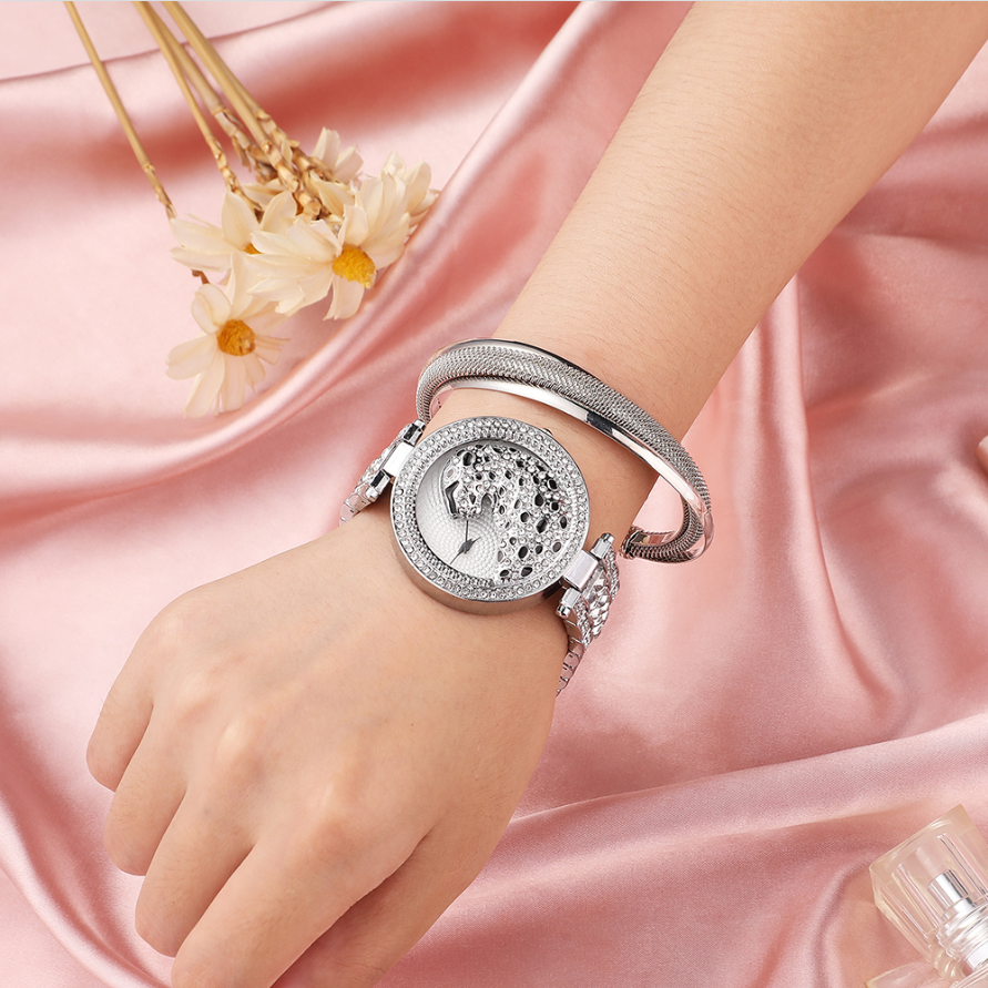 GREALY RL120-B 2psc Women Quartz Watch Diamond Butterfly Fashion Design Women Luxury Watch