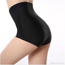 Women Seamless High Elastic Waist Tummy Control Panty - Black