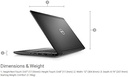 Dell Latitude 7280 - Intel Core i5 - 8GB ram - 500GB SSd - 14inch- Windows 10 Pro- Black - Refurbished