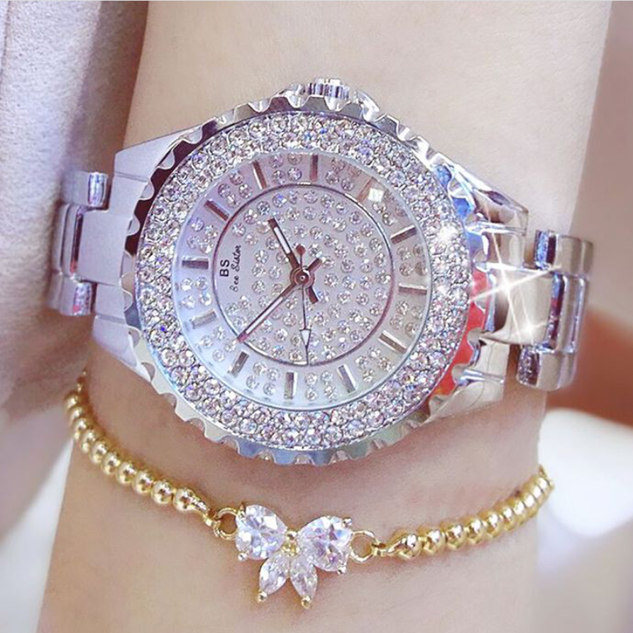 Full Diamond Women Watch BS Explosion Models