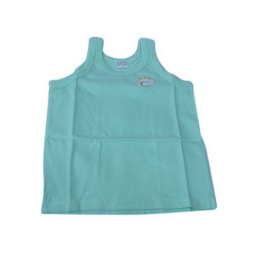 Baby Cotton Vest - Blue