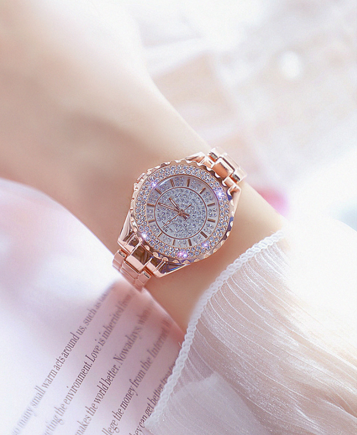 Full Diamond Women Watch BS Explosion Models