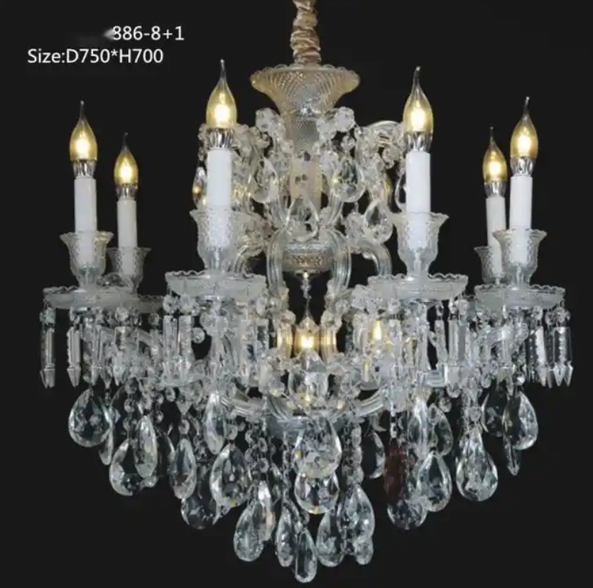 Custom Candle Chandelier Maria Theresa K9 Crystal Chandelier Lighting Lustre Crystal