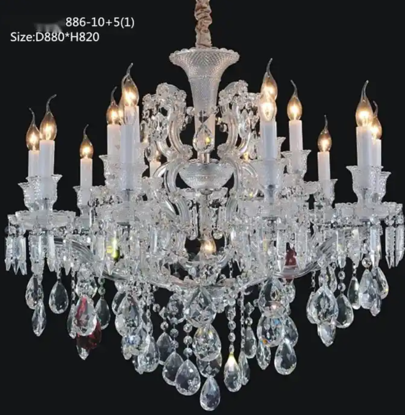 Custom Candle Chandelier Maria Theresa K9 Crystal Chandelier Lighting Lustre Crystal