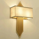 Brass Hotel Gold and Black Wall Sconce Light Hotel Decorative Wall Lamp