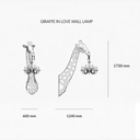 Professional Custom Nordic Style Wall-To-Ceiling Giraffe Chandelier Animal Wall Lamp