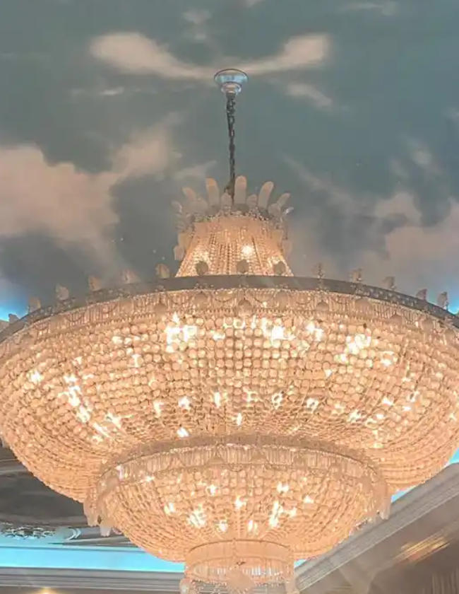 Crystal Chandelier Light Hotel Large Chandelier Led Ceiling Crystal Chandelier Lighting Big Hall Ceiling Lights