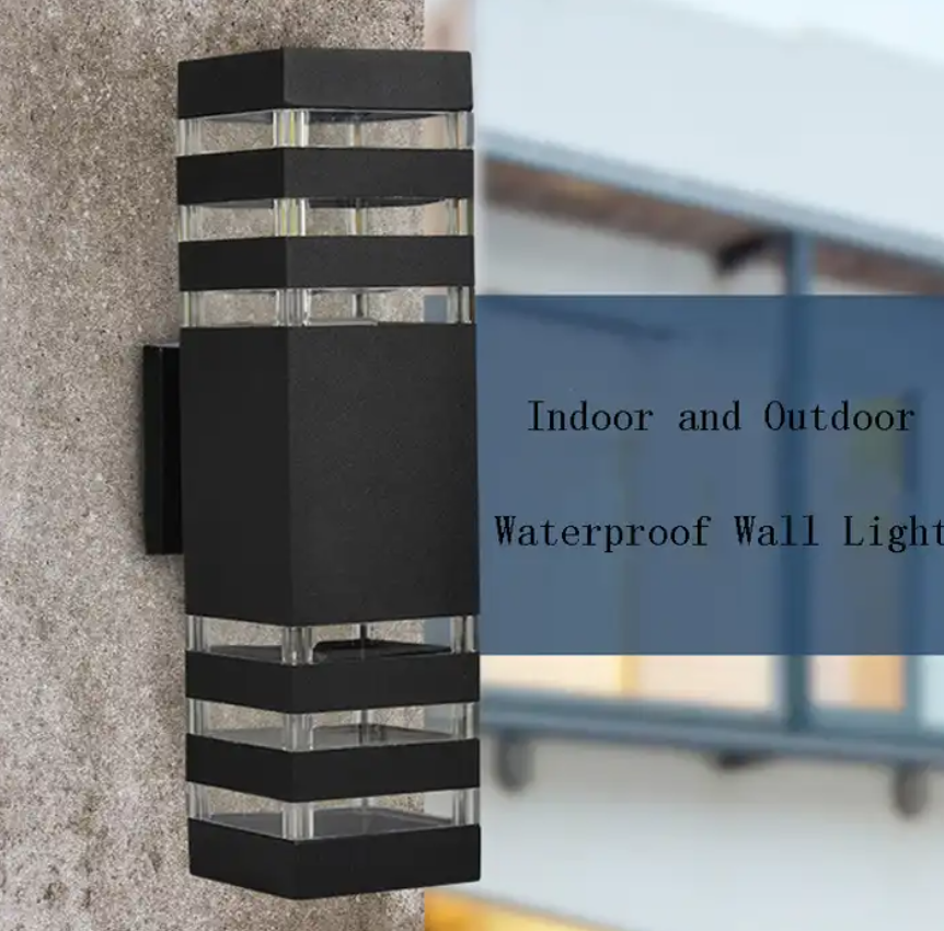 Simplicity up down double bedhead reading garden aluminum indoor waterproof ip65 E27 Led Wall Lamp