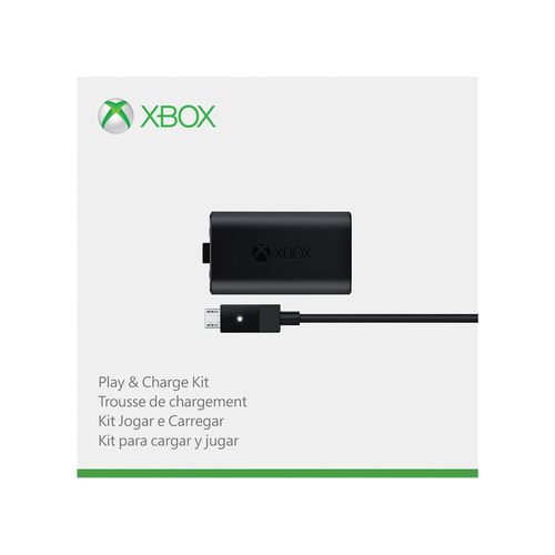 Microsoft Official Xbox One Play and Charge Kit (Xbox One)  - Black