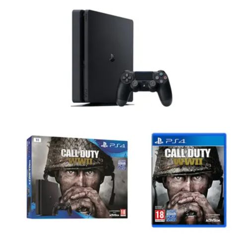 PlayStation 4 Slim 500gb Call Of Duty: World War 2 -Black