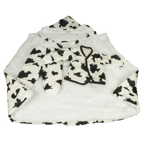 Kofia Baby Shawl Receiver Blanket + Full Suit - White Animal Print