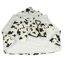 Kofia Baby Shawl Receiver Blanket + Full Suit - White Animal Print