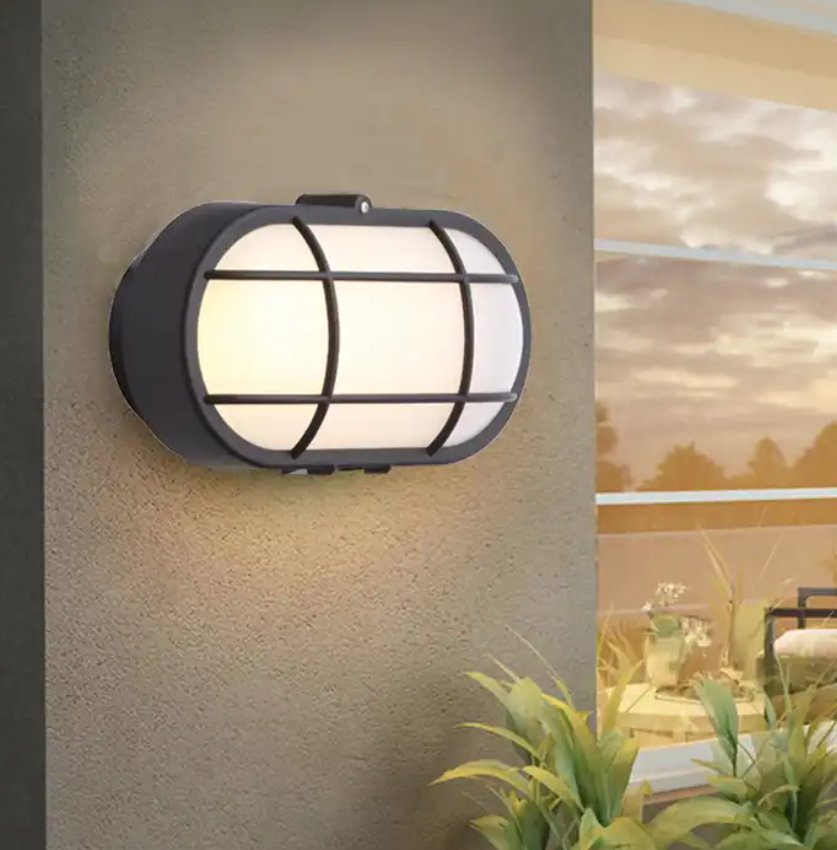 Oval Wall Bulkhead Good  IP54 Modern Wall Body Exterior Bulkhead Light Fixtures Led Wall Lamp