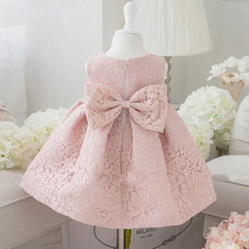 Elegant Kids Dress - Peach