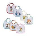 7 Pack Baby Bibs, Waterproof, Washable, - Mult-Colour