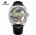 FORSINING 207 Men's Mechanical Automatic Movement Analog Wristwatch Band Leather