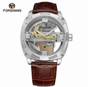 FORSINING 207 Men's Mechanical Automatic Movement Analog Wristwatch Band Leather