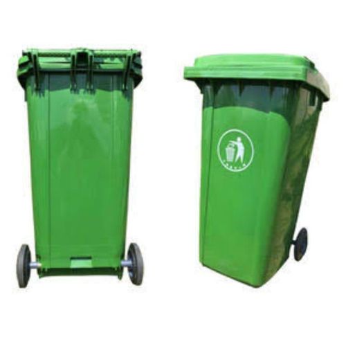 Outdoor Plastic Waste Bin, 120 Litre