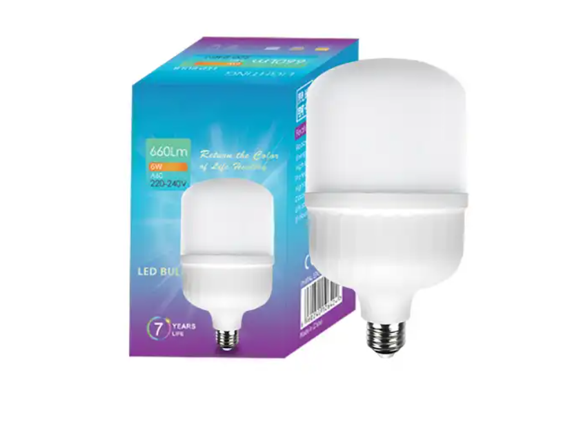 B22 /E27 Led Light Bulb Aluminium T Shape Bulb Residential