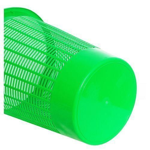 Plastic Laundry Basket With a Lid - Green