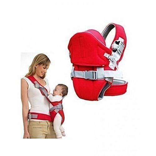 Baby Carrier with the Hood - Red,Grey