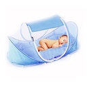 4 PCs Foldable Portable Baby Sleeping Mosquito Net - Blue