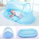 4 PCs Foldable Portable Baby Sleeping Mosquito Net - Blue