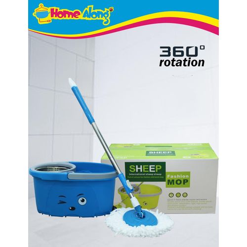 360 Spin Magic Mop with Bucket - Red