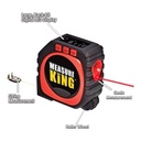 3-in-1 Laser Digital Tape Measure String Mode, Sonic Mode & Roller Mode, Black.