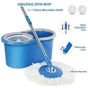 360 Spin Magic Mop with Bucket -Blue