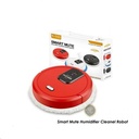 Smart Mute Automatic Brush Mopper Humidifier Robot,Red.