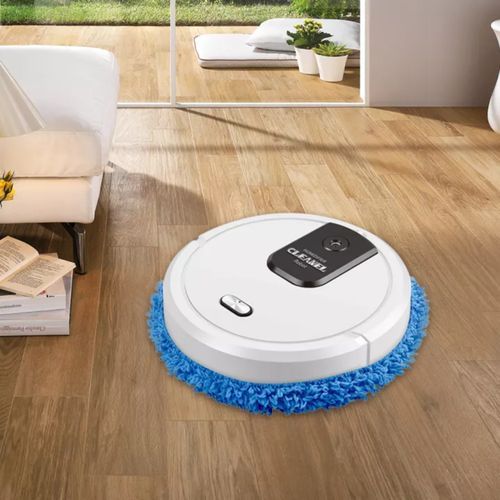 Smart Mute Automatic Brush Mopper Humidifier Robot,White.