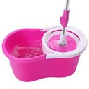 360 Spin Magic Mop with Bucket - Pink.