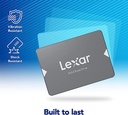 Lexar NS100 512GB 2.5” SATA III Internal SSD, Solid State Drive, Up to 550MB/s Read