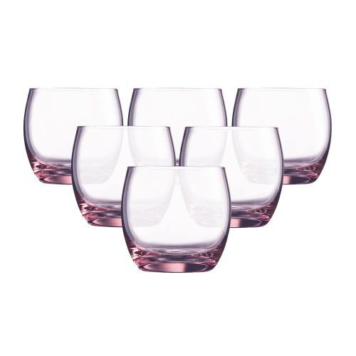 6 Piece Short Luminarc Multi-functional Glasses-Purple