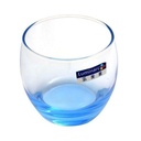 6 Pieces Of Oval Luminarc Glasses-Blue.