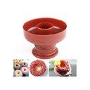 Kitchen Donut Maker Mold/Plastic - Red