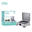 Winningstar Single Burner Gas Stove Cooker Plate With Automatic Ignition -Grey.