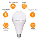 11W Double Battery High brightness Rechargeable LED Bulb, New Design Product Emergency Led Lights