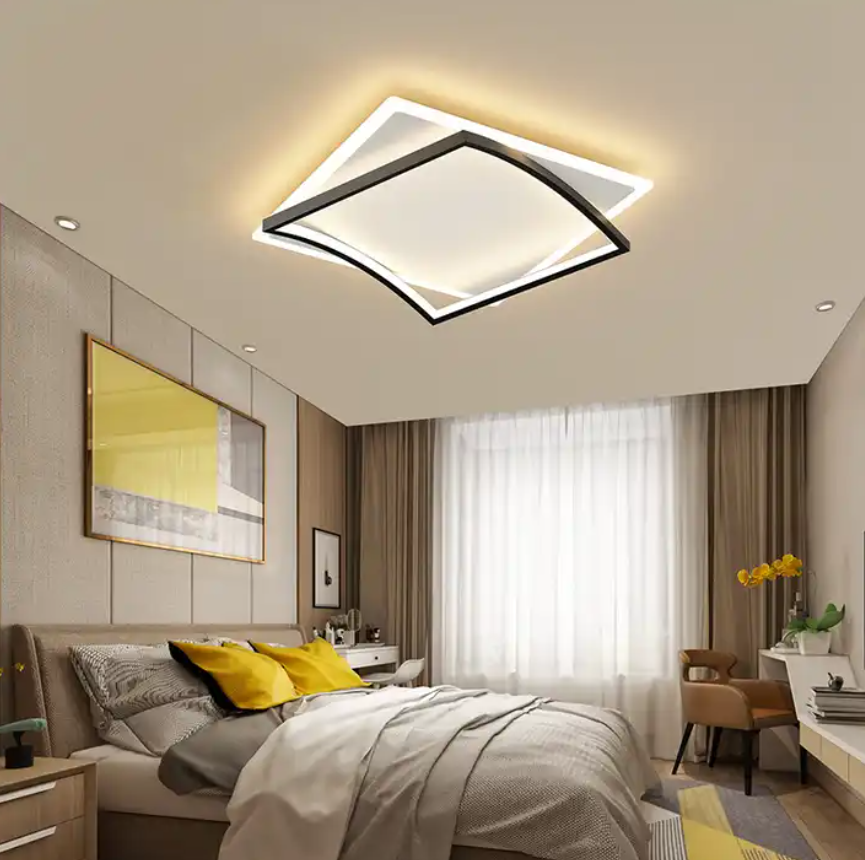 30W Acrylic Simple Home Decoration Bedroom Modern Square Living LED Ceiling lamp lights