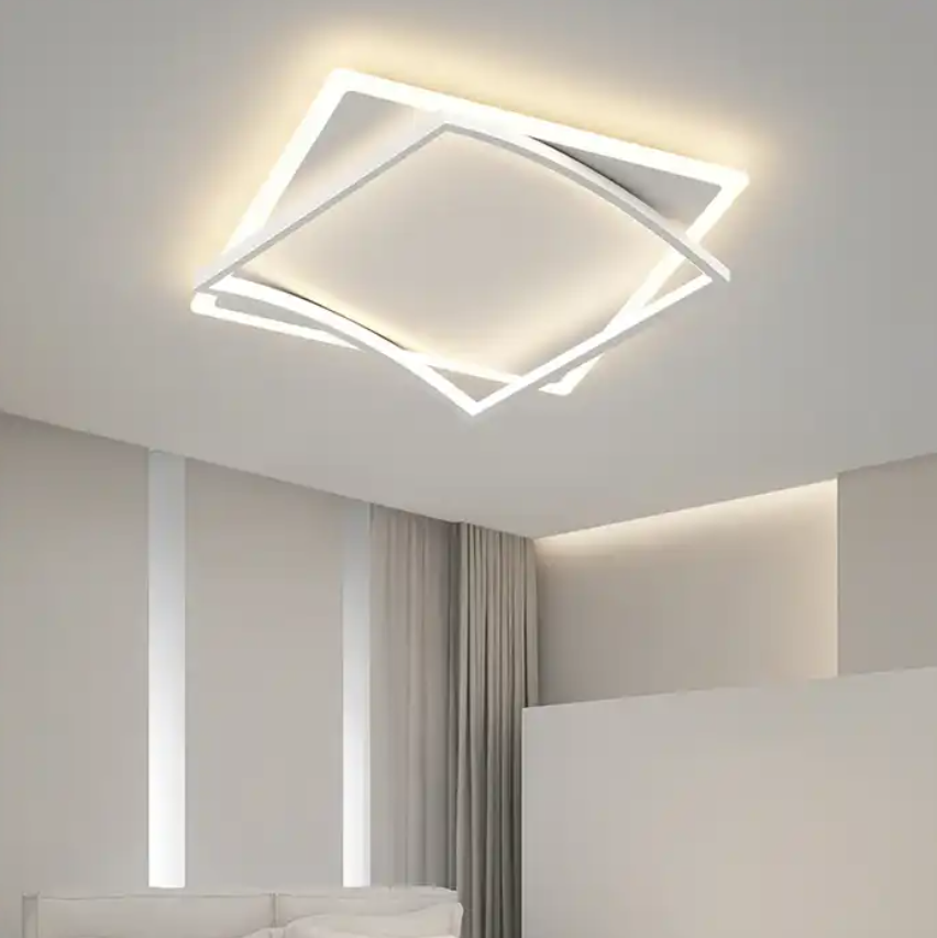 30W Acrylic Simple Home Decoration Bedroom Modern Square Living LED Ceiling lamp lights