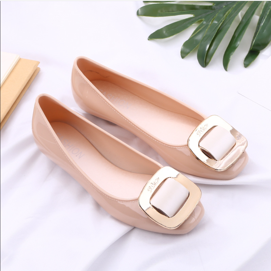 Women PVC Flat Shoes