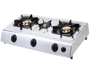 3 Burner Portable Stainless Steel Table Gas Stove Cooker Hob