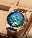 Ailang 8655 Square Case Men Mechanical Watches Luxury Tourbillon Waterproof Men Automatic Watch