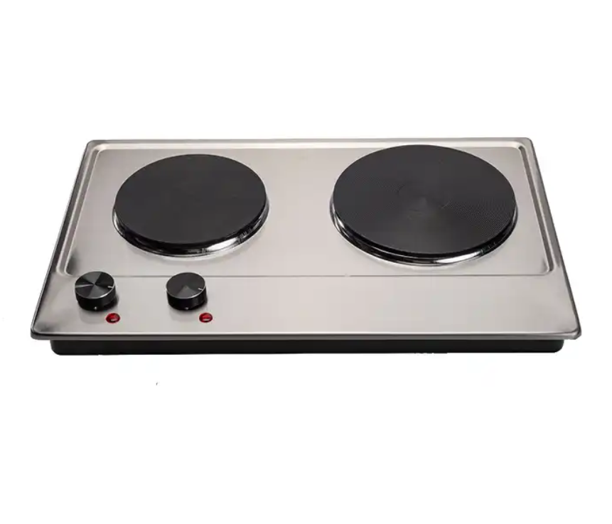 Adjustable Heater Plate Electric Double Burners Hot Plate Countertop Buffet Cooker Electric 2 Burner Stove Hot Plate