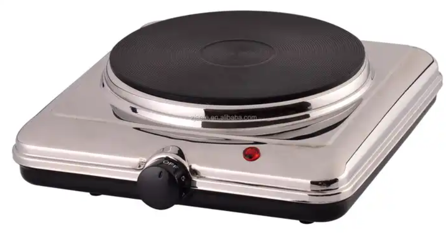 Double Cast Iron Cooktop Electrical Double Table Top Electric Household Portable Electrical 2100W Hot Plate