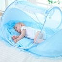 Foldable Baby Mosquito Net-Baby Blue