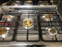 5 Burners Gas Cooker With Oven, Multifunction oven with gas cooker, 36 inch cooking range with oven